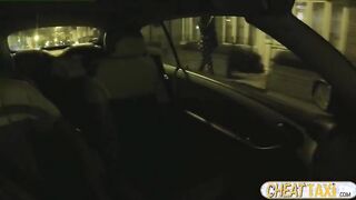 Hot and beautiful euro chick Valentina gets laid in taxi 