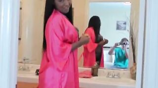 Nice Bottom Black Ex Girlfriend Bent Over Doggystyle