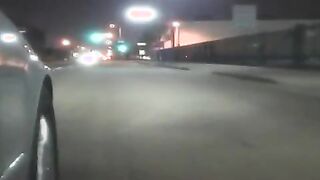 Blonde hottie getting laid in the garage