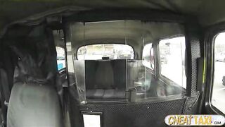 Hot euro chick Tiffany pays sex for her taxi fare and gets sticky facial