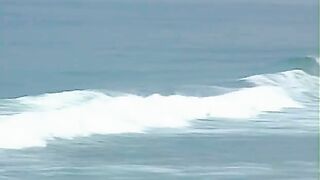 Blonde lifeguard babe roughly fucked