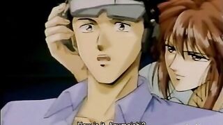 Hentai gays having sex on the sofa