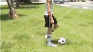 Masturbation after soccer