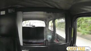 Red haired Zara shows her pussy and gets fucked in taxi for a free cab fare