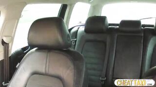Beautiful Iva gets persuaded to have sex in taxi and receives sticky cumshot