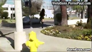 Skinny chick gets sharked