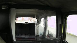 This amazing woman Hanna willingly fucked inside the taxi