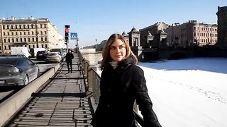 Gentle deepthroat blowjob