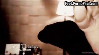 Nurse makes guy lick her feet