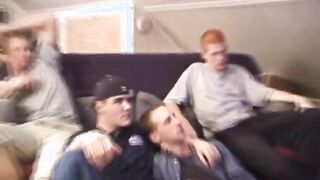 Straight teens jerking with twinks