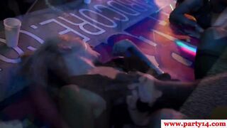 Real party euroteen is giving brain