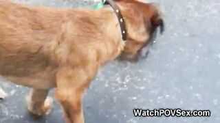 My big tit neighbour blows on camera