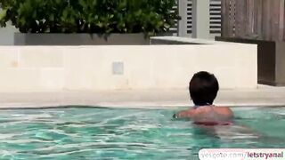 First time hardcore anal banging with gorgeous Evelyn Lacie