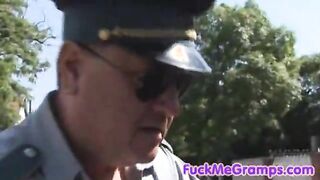 Aged guy seduced hot babe