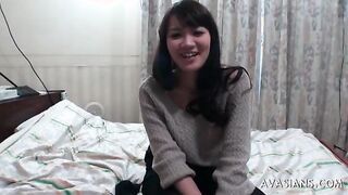 Asian cute babe seduced by her neighbour