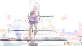 Phat booty Madison Rose asshole pounded with thick shaft