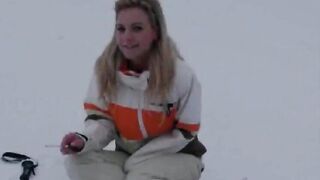 Eurobabe Nathaly Teges drilled with stranger in exchange for cash