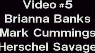 Brianna Banks sandwiched by two cocks