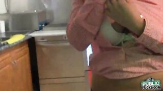 Huge juggs Eurobabe Valerie Collien fucked for cash