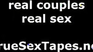 Homemade tape of amateur girl's suck and fuck