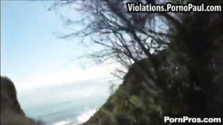 Girl gets pantsed in public