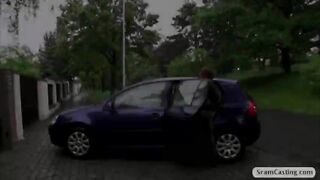 Sam fucked in the garage doggystyle