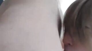 Two hot amateur babes show their pussies on web cam