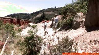 Bareback amateur latins outdoors hooking up