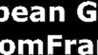 French dudes do blowjob and anal sex in public toilet