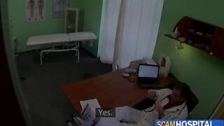 Hot blonde rides doctors cock cowgirl