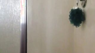 Very Hot Girl Taking A Shower