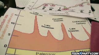 Teen study group turns into a full on sex party