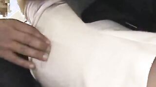 Young Woman molested in a crowded Train