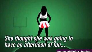 Cheerleader Hookup Ends Internally