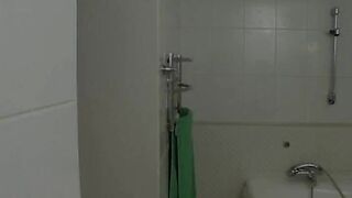 Teenie bouncing on cock