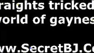 Anal fuck for gay dude from straight cock at gloryhole