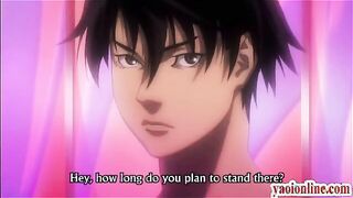 Young hentai guy gets his body screwed up