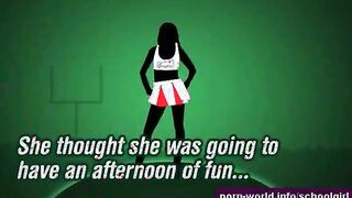 Schoolgirl Lina Michaels Gets Creampied