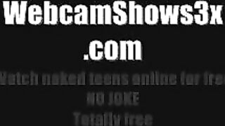 Webcam girl on anal penetration with dildo