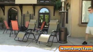 Jessie and Syren Slurps a Stiff Meat