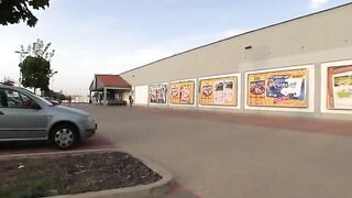 A giant rod in beautys mouth