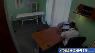 Flirty nurse Nancy gets banged by doctor