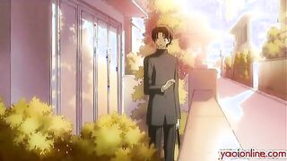 Young hentai guy gets soft touch