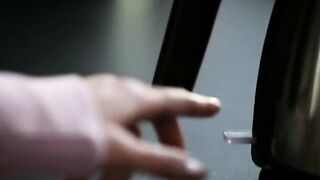 seductive fairhair with hungry fingers