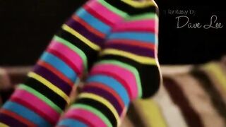 seductive blonde making luxury stripping