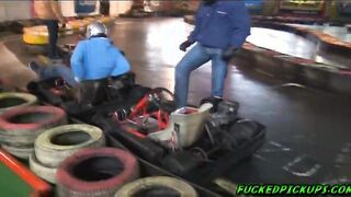 Sandy showed her body in public