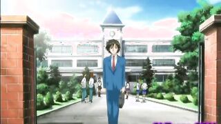 Watching his teacher play with her pussy