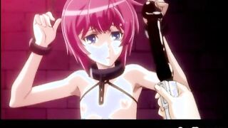 Chained hentai guy gets his asshole fucked