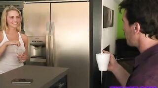 young blonde beauty wants him bad