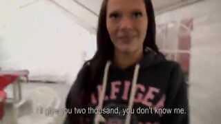 Czech slut Sandy Ambrosia paid for sex